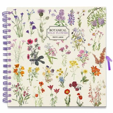 Φωτο-Άλμπουμ Scrapbook 25X25εκ 40 Φύλλα BOTANICAL Wild flowers by Kokonote