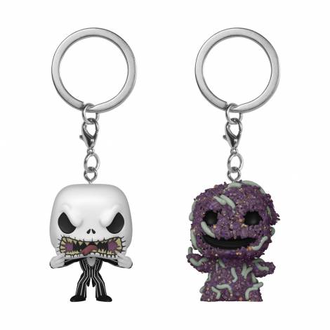Funko 2-Pack Pocket Pop!: The Night Before Christmas - Jack Skellington & Oogie Boogie Vinyl Figure Keychains