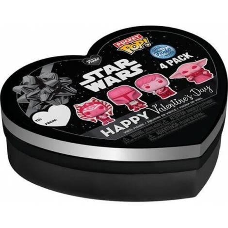 Funko 4-Pack Pocket Pop! Disney Star Wars - Valentines Box Vinyl Figures