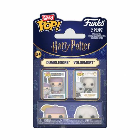 Funko Bitty Pop! 2-Pack: Harry Potter - Dumbledore & Voldemort Vinyl Figures