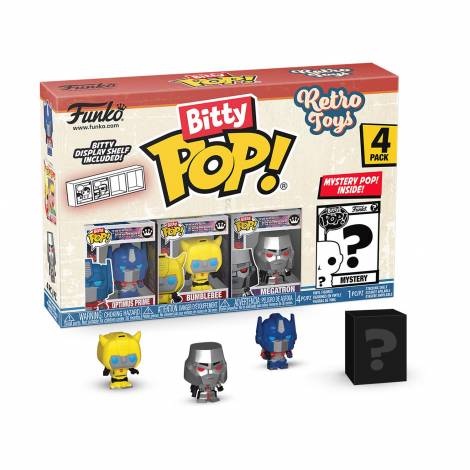 Funko Bitty Pop! 4-Pack: Retro Toys: Transformers Vinyl Figures