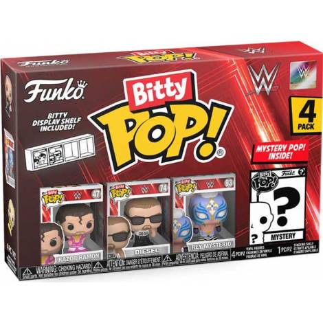 Funko Bitty Pop! 4-Pack: WWE - Razor Ramon Vinyl Figures