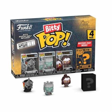 Funko Bitty POP! The Lord of the Rings - Witch King, Dunharrow King, Lurtz & Mystery 4-Pack Vinyl Figures