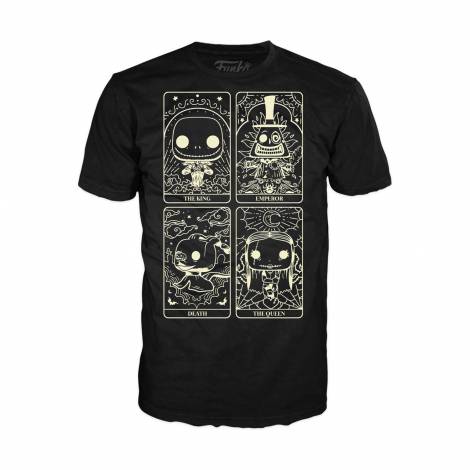 Funko Boxed Pop! Tees (Adult) Disney: The Nightmare Before Christmas - Tarot Card T-Shirt (L)