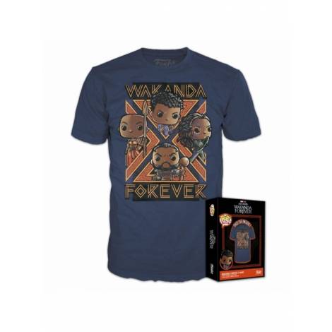 Funko Boxed Tee : Black Panther Wakanda Forever (L)