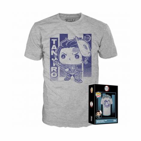 Funko Boxed Tee: Demon Slayer - Tanjiro with Wisteria (S)