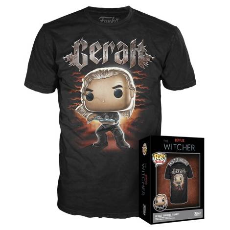 Funko Boxed Tees: The Witcher - Geralt Training (M)