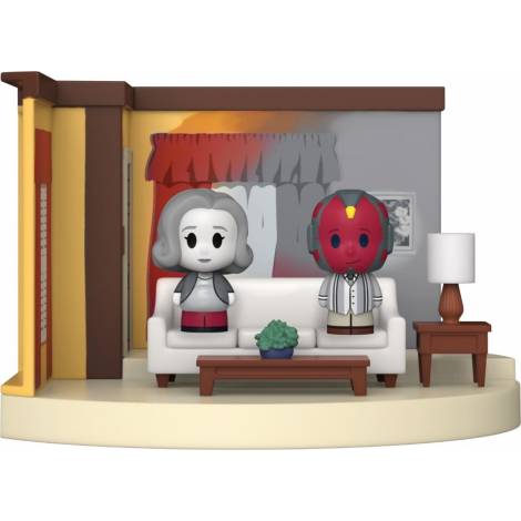 Funko Mini Moments: Marvel Studios WandaVision - 1960s - Wanda & Vision (Living Room) (Special Edition) Vinyl Collectibles