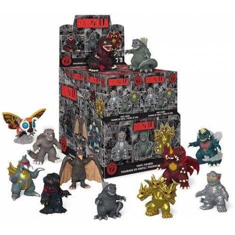 Funko Mystery Minis: Godzilla 70th Anniversary 12 Pieces Godzilla Vinyl Figures (Blind Box/Random)