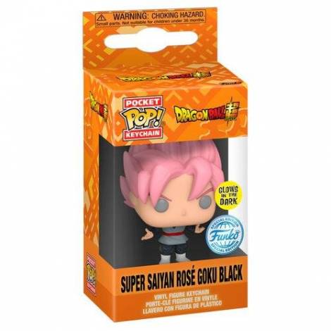 Funko Pocket Pop! Dragon Ball Super - Super Saiyan Rose Goku Black (Glows in the Dark) Vinyl Figure Keychain