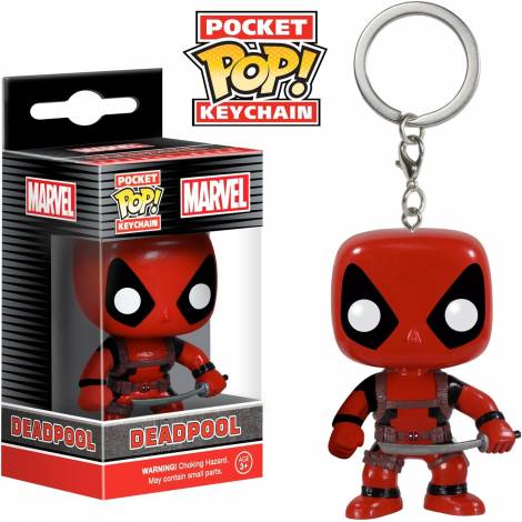 Funko Pocket Pop!: Marvel - Deadpool Booble Head Vinyl Figure Keychain
