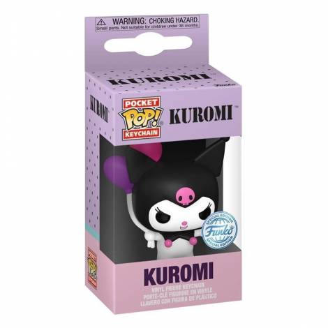 Funko Pocket Pop! Sanrio: Kuromi - Kuromi Balloon Vinyl Figure Keychain