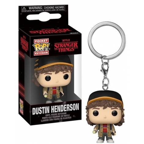 Funko Pocket Pop!: Stranger Things - Dustin Henderson Vinyl Figure Keychain