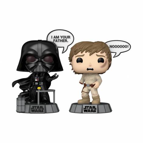 Funko Pop! 2-Pack Disney Star Wars: Sayings - Darth Vader & Luke Skywalker Bobble-Head Vinyl Figures