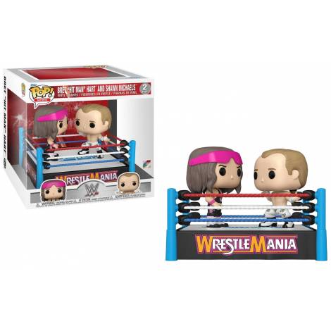 Funko Pop! 2 Pack Moments: WWE S17 - Bret Hit Man Hart and Shawn Michaels Vinyl Figures