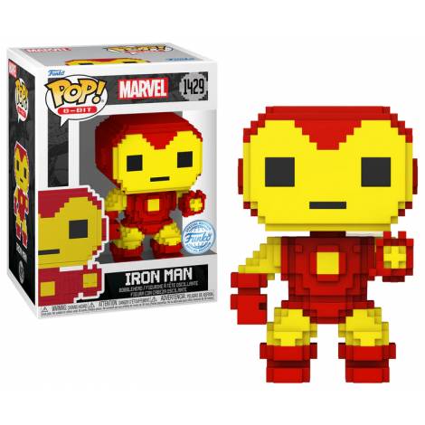 Funko Pop! 8-Bit: Marvel - Iron Man (Special Edition) #1429 Bobble-Head Vinyl Figure