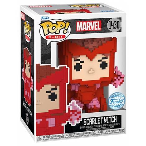 Funko Pop! 8-Bit: Marvel: - Scarlet Witch (Special Edition) #1430 Bobble-Head Vinyl Figure