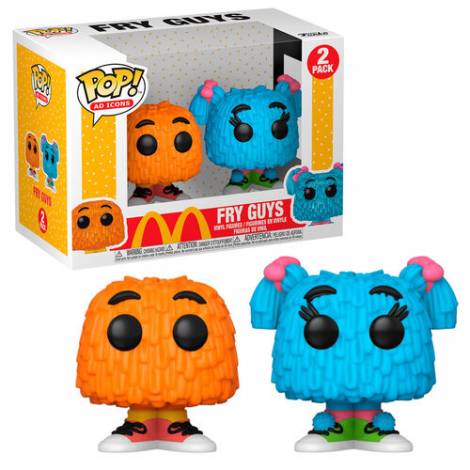 Funko POP! Ad Icons: McDonald's - 2PK Fry Guy (Orange/Blue Pigtails) # Vinyl Figure