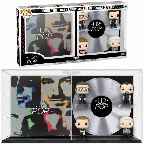 Funko Pop! Albums Deluxe: U2 Pop - Bono, The Edge, Larry Mullen Jr., Adam Clayton #46 Vinyl Figure  #46