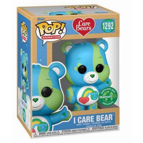 Funko Pop! Animation: Earth Day 23 Care Bears - I Care Bear (Special Edition) #1292 Vinyl Figure