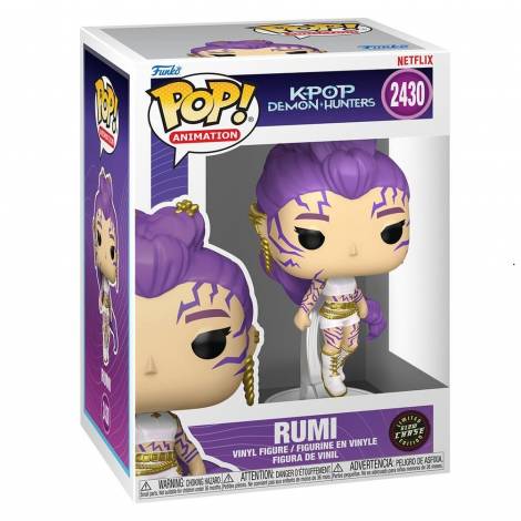 Funko Pop! Animation: K-Pop Demon Hunters - Rumi (Glows in The Dark*) #2430 Vinyl Figure (CHASE)