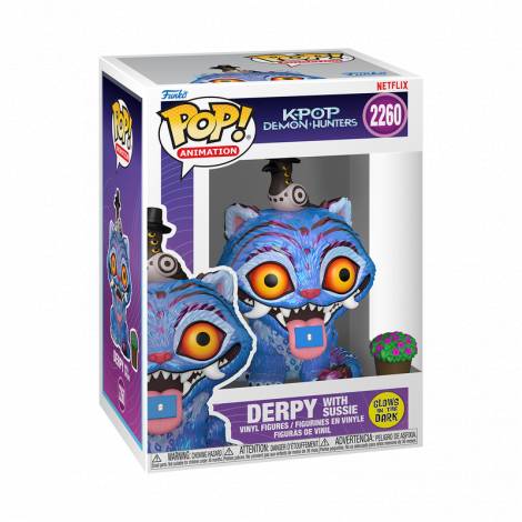 Funko Pop! Animation: Kpop Demon Hunters - Derpy with Sussie (Glows in The Dark) #2260 Vinyl Figures