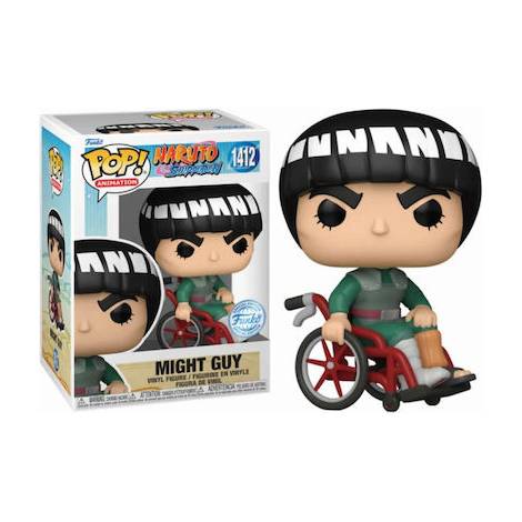 Funko Pop! Animation: Naruto - Might Guy (White Chrome) 1412 Special Edition (Exclusive)