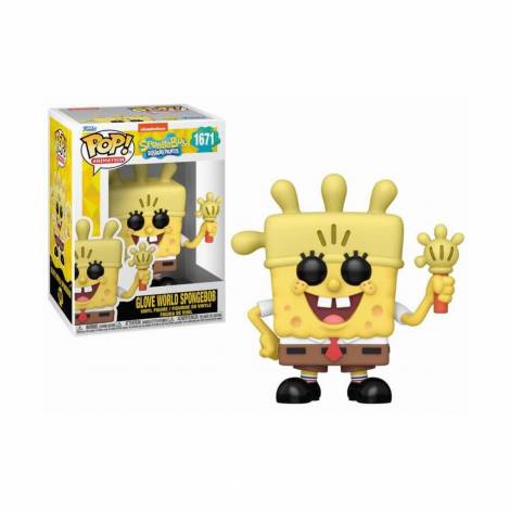 Funko Pop! Animation: SpongeBob SquarePants - Glove World SpongeBob #1671 Vinyl Figure
