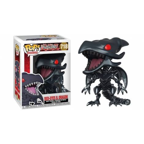 Funko POP! Animation: Yu-Gi-Oh- Red-Eyes Black Dragon #718 Vinyl Figure (46925)