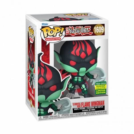 Funko Pop! Animation: Yu-Gi-Oh! - Elemental Hero Flame Wingman (Convention Special Edition) #1609 Vinyl Figure (SDCC)