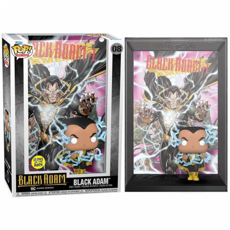 Funko Pop! Comic Covers: DC Super Heroes Black Adam  - Black Adam (Glows in the Dark) #08 Vinyl Figure