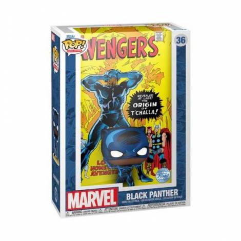 Funko Pop! Comic Covers Marvel: The Avengers - Black Panther (Special Edition) #36 Vinyl Figure