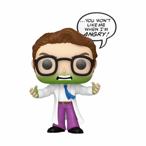 Funko Pop! Comics: Marvel - Bruce Banner (Don't Make Me Angry) #1417 Bobble-Head Vinyl Figure