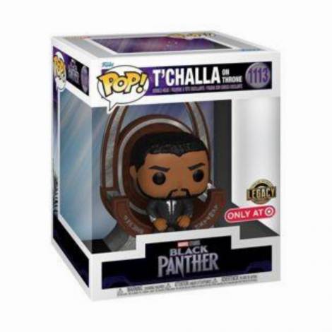 Funko Pop! Deluxe Marvel: Black Panther Legacy S1 - T’Challa on Throne (Special Edition) #1113 Vinyl Figure