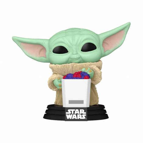 Funko Pop! Disney Star Wars: Mandalorian & Grogu - Grogu (Flocked) (Special Edition) #825 Bobble-Head Vinyl Figure