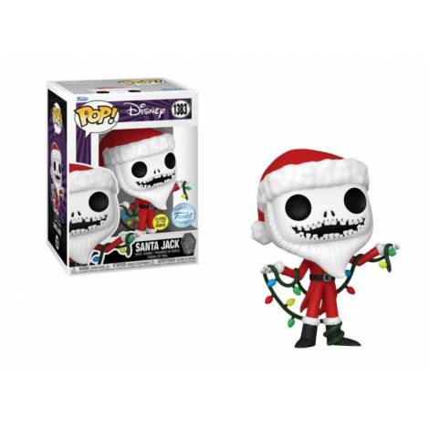 Funko Pop! Disney: The Nightmare Before Christmas 30th - Santa Jack Skellington (Scented) (Special Edition) #1383 Vinyl Figure