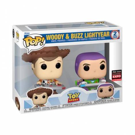 Funko POP! Disney: Toy Story - Woody & Buzz Lightyear 2-Pack (Covention Limited Edition)