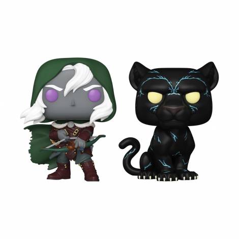 Funko Pop! Games 2-Pack: Dungeons  Dragons - Drizzt Do Urden  Guenhwyvar Vinyl Figures