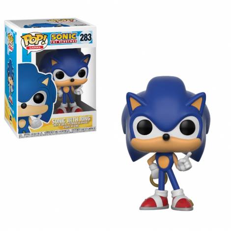 Funko Pop! Games: Sonic The Hedgehog - Sonic With Ring #283 Vinyl Figure (20146) (889698201469)
