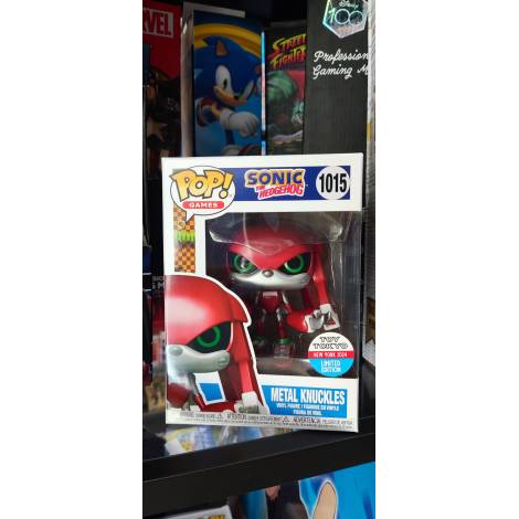 Funko Pop! Games: Sonic the Hedgehog – Knuckles (TOY TOKYO Sticker / NYCC Convention 2024 Exclusive) #1015 Vinyl Figure