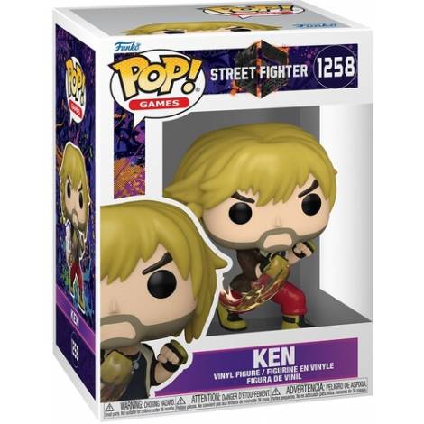 Funko Pop! Games: Street Fighter - Ken #1258 Vinyl Figure