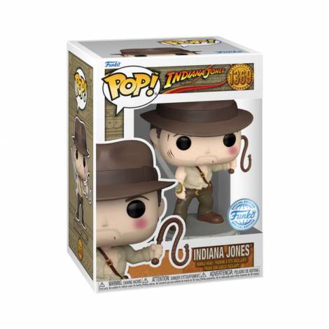 Funko POP! Indiana Jones Raiders of the Lost Ark – Indiana Jones with Whip #1369 Vinyl Figure (Special Edition)