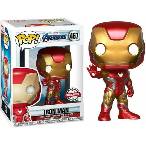 Funko Pop! Marvel: Avengers - Iron Man (Special Edition) #467 Bobble-Head Vinyl Figure