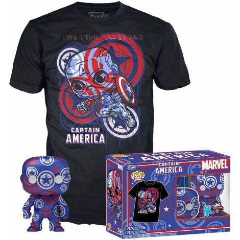 Funko POP! Marvel Collector`s Box - Captain America  - με χτυπημένο κουτάκι