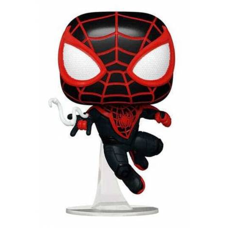 Funko Pop! Marvel Gamerverse: Spider-Man 2 - Miles Morales (Upgraded Suit) #970 Bobble-Head Vinyl Figure