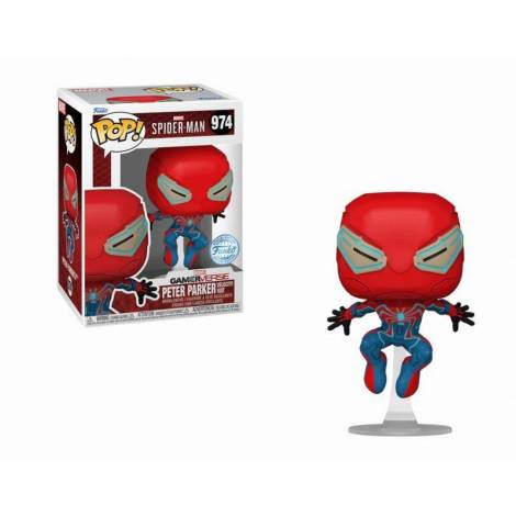 Funko Pop! Marvel GameVerse: Spider-Man 2 - Peter Parker Velocity Suit (Special Edition) #974 Bobble-Head Vinyl Figure
