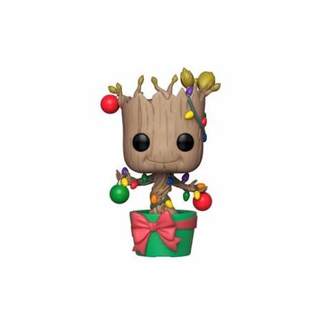 Funko Pop! Marvel: Holiday Groot With Lights  Ornaments #399 Bobble-Head Figure