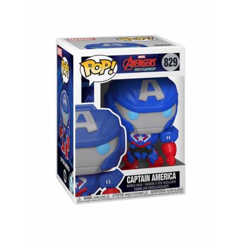 Funko POP! Marvel: Marvel Mech - Captain America #829 Vinyl Figure