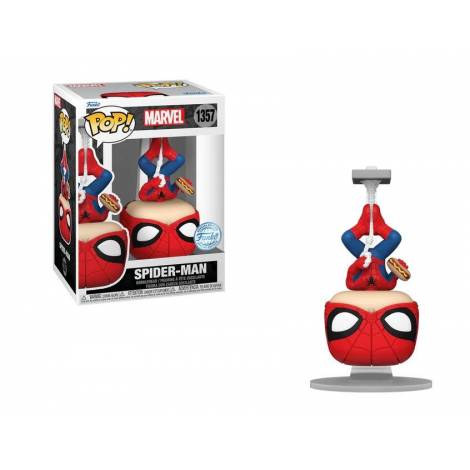 Funko Pop! Marvel - Spider-Man with Hot Dog (Upside Down) (Special Edition) #1357 Vinyl Figure