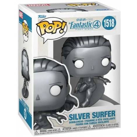 Funko Pop! Marvel: The Fantastic 4 First Steps - Silver Surfer #1518 Bobble-Head Vinyl Figure